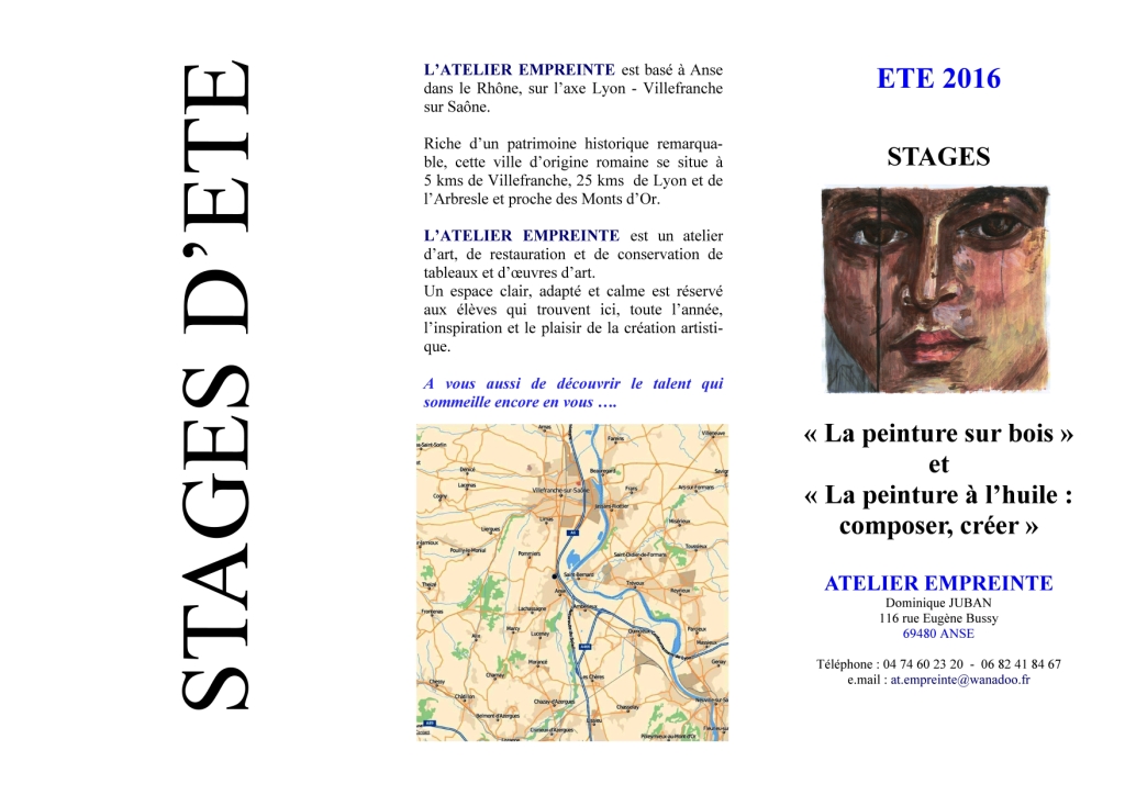 Programme des stages 2016 recto