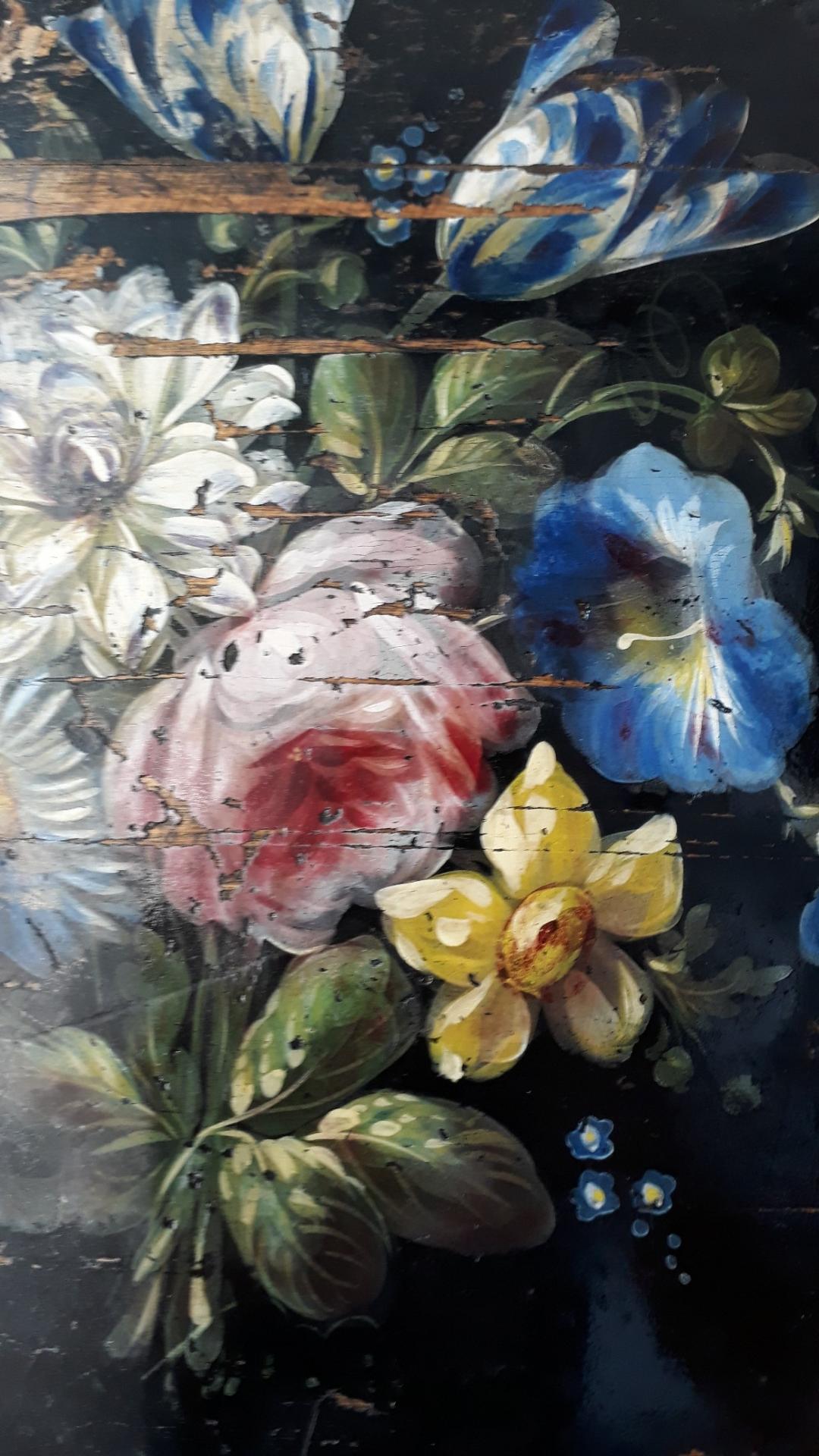 En cours de restauration, détail plateau