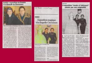 2009 Exposition à Chevennes avec Marjorie De Santis