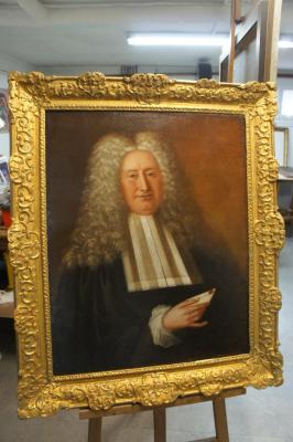 Portrait d'homme 18è après restauration