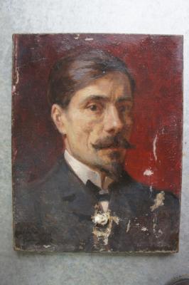 Portrait George Binet avant restauration